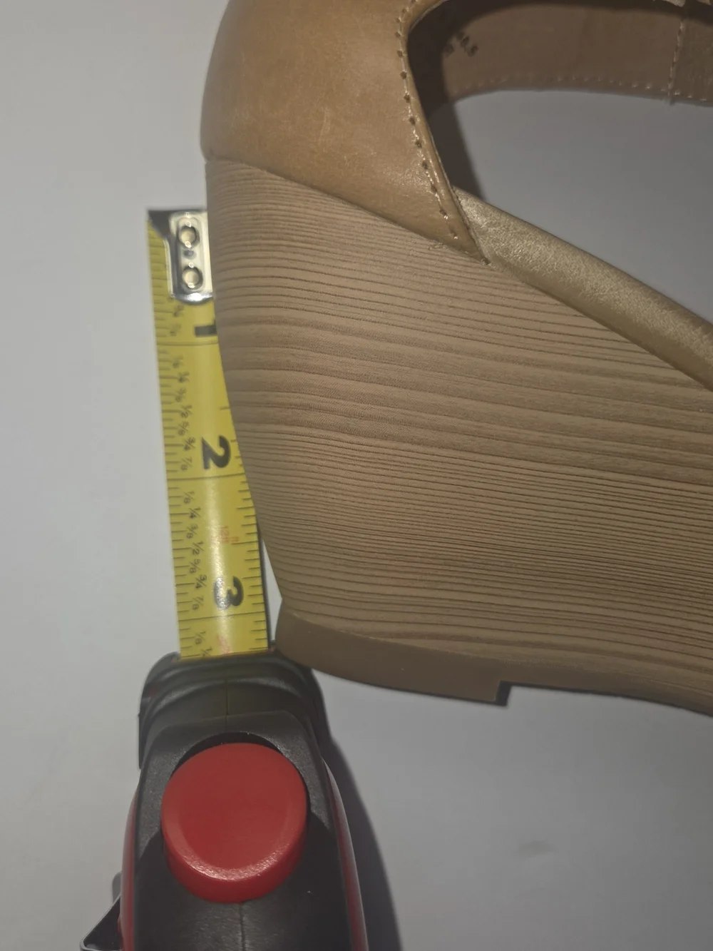 Miz Mooz Tan Leather Women's Wedge Sandal with Ankle Cuff Size 9.5 - Picture 9 of 11